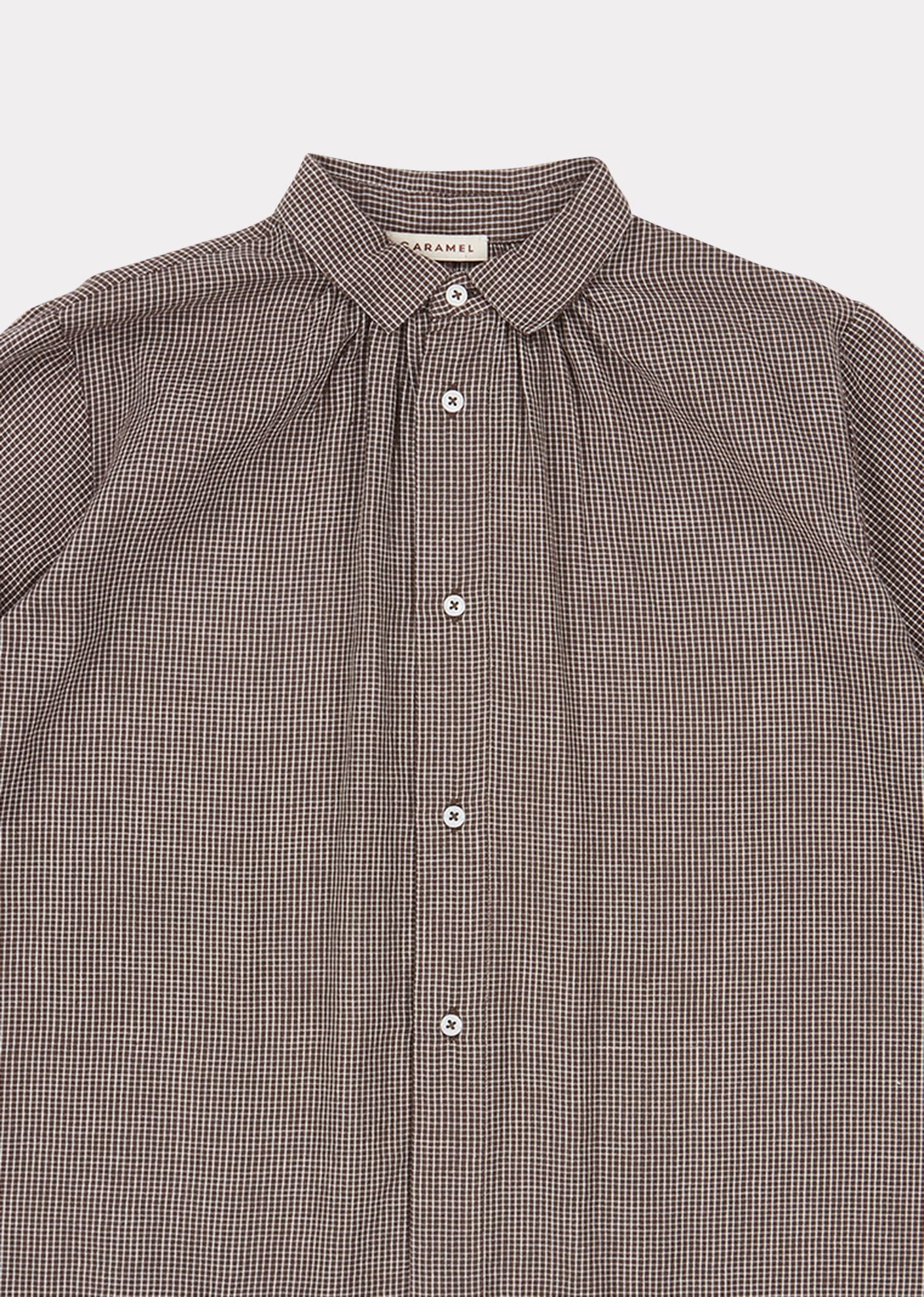 RAVEN SHIRT,MICROCHECK SLATE - Cémarose Canada