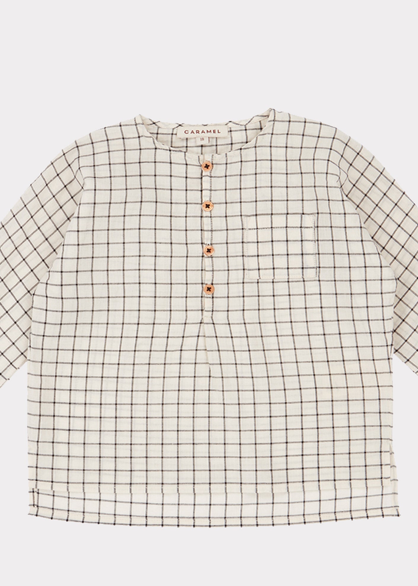 PIMLICO BABY SHIRT, BLACK CREAM - C??marose Canada