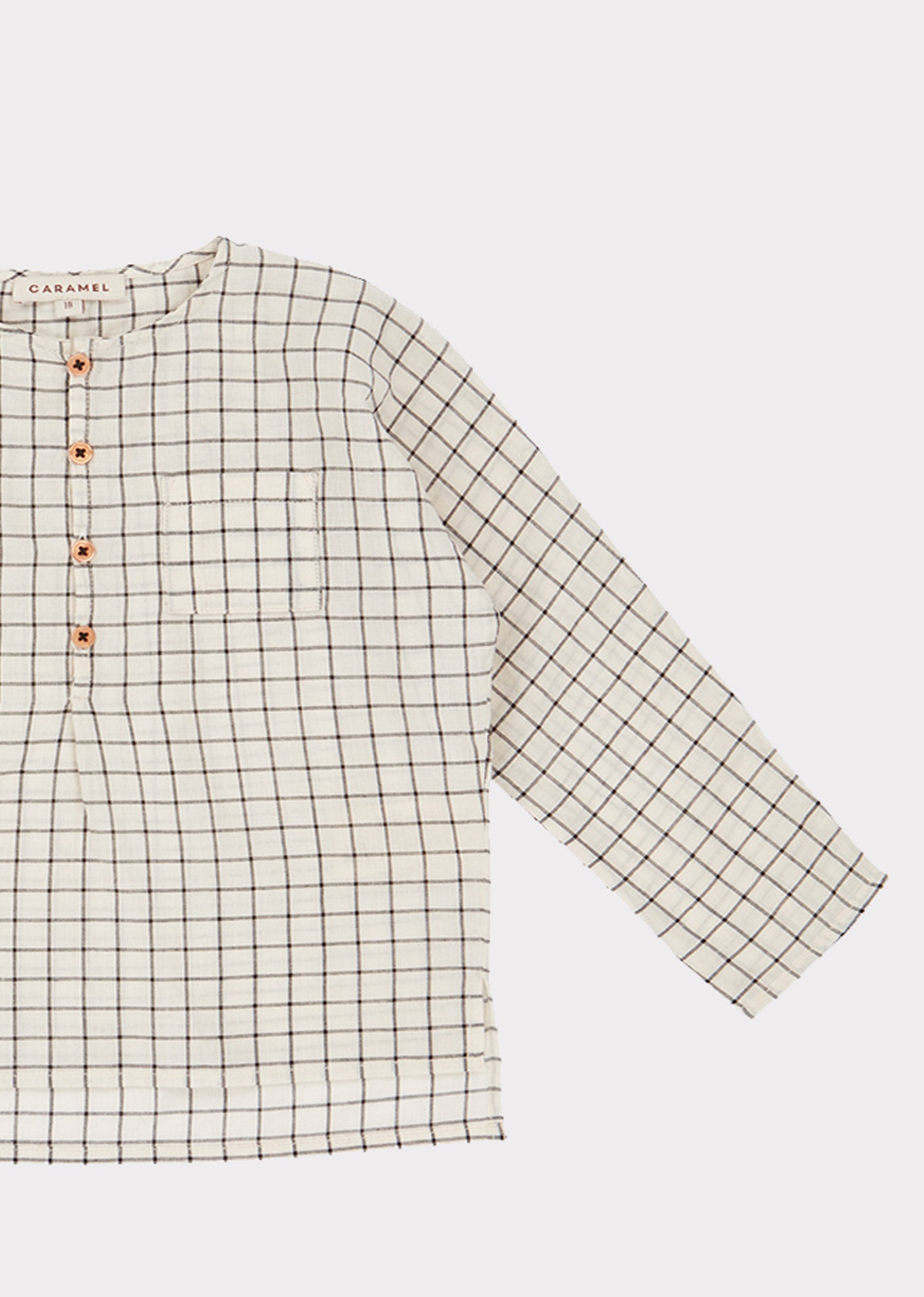 PIMLICO BABY SHIRT, BLACK CREAM - C??marose Canada