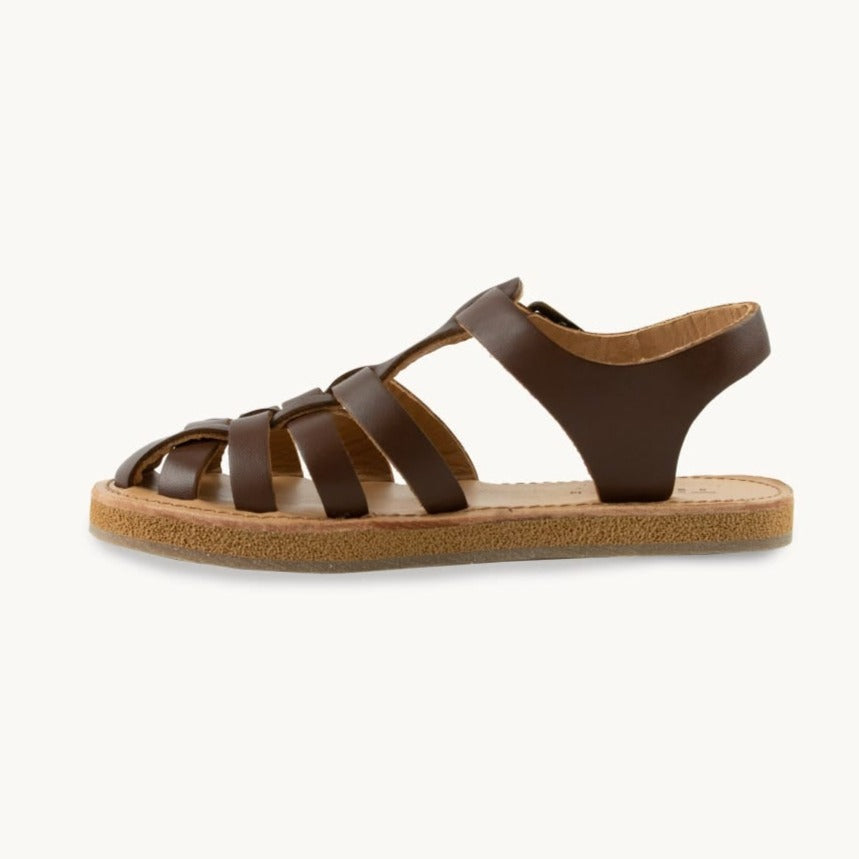 BRAIDED SANDALS *chocolate*