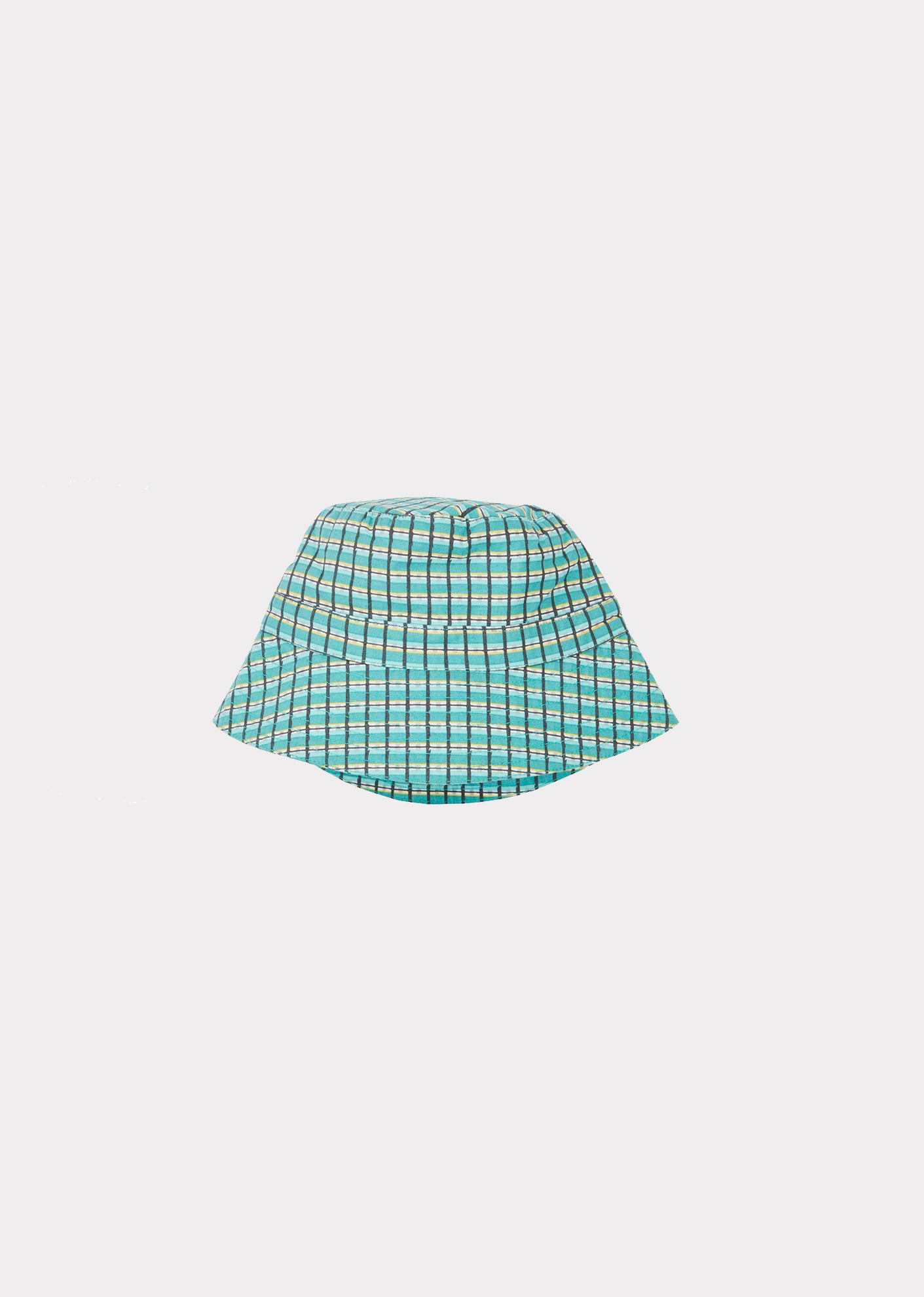 WEMBLEY BABY HAT, TOURMALINE PAINTED CHECK - C??marose Canada